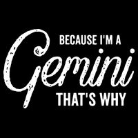 Because Im A Gemini Zodiac Sign Gemini Birthday Design Impact Tech Backpack