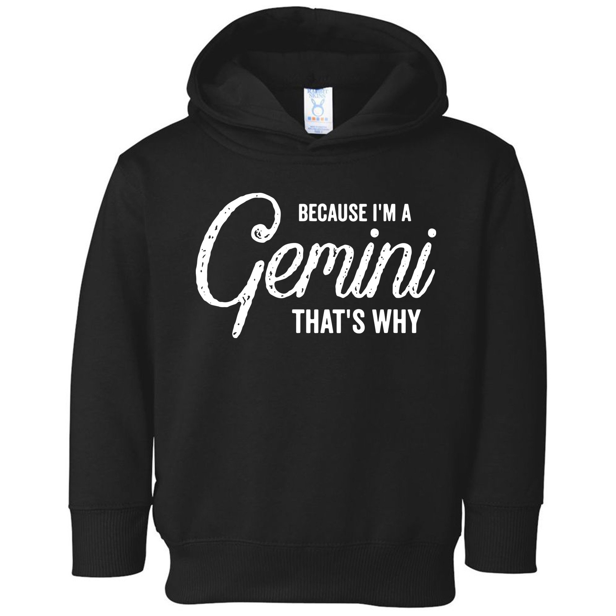 Because Im A Gemini Zodiac Sign Gemini Birthday Design Toddler Hoodie