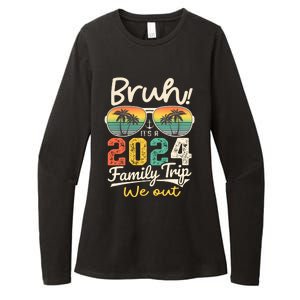 Bruh ItS A 2024 Family Trip We Out Womens CVC Long Sleeve Shirt