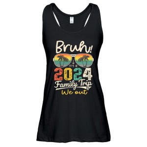 Bruh ItS A 2024 Family Trip We Out Ladies Essential Flowy Tank