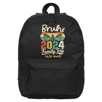 Bruh ItS A 2024 Family Trip We Out 16 in Basic Backpack