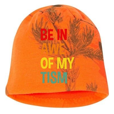 Be In Awe Of My Tism Kati - Camo Knit Beanie