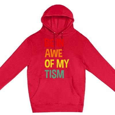 Be In Awe Of My Tism Premium Pullover Hoodie