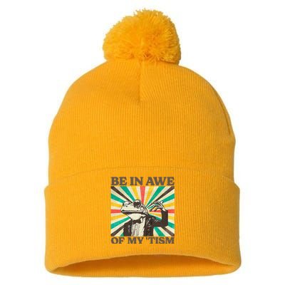 Be In Awe Of My Tism Pom Pom 12in Knit Beanie