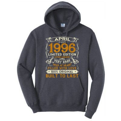 Born In April 1996 Vintage Limited Edition Birthday Party Tall Hoodie