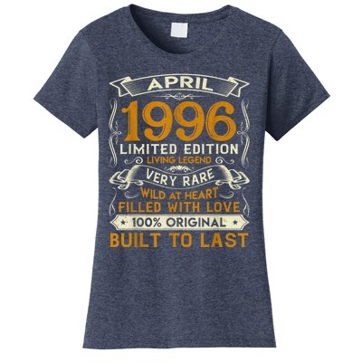 Born In April 1996 Vintage Limited Edition Birthday Party Women's T-Shirt