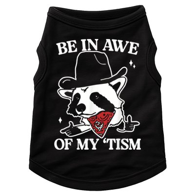 Be In Awe Of My Tism Retro Style Doggie Tank