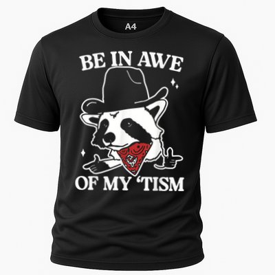 Be In Awe Of My Tism Retro Style Performance Shirt
