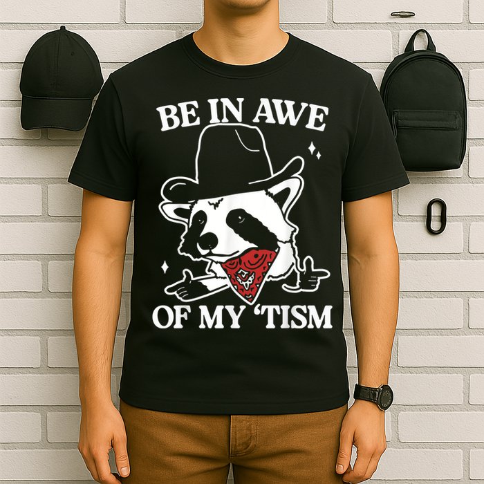 Be In Awe Of My Tism Retro Style T-Shirt