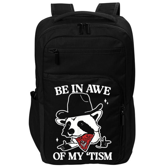 Be In Awe Of My Tism Retro Style Impact Tech Backpack