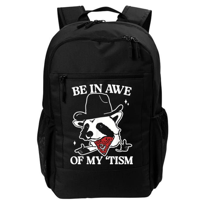 Be In Awe Of My Tism Retro Style Backpack