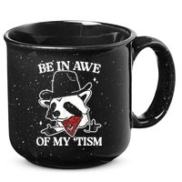 Be In Awe Of My Tism Retro Style 15oz Campfire Ceramic Mug