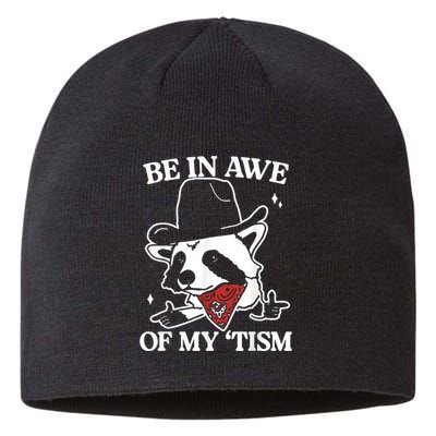 Be In Awe Of My Tism Retro Style Sustainable Beanie