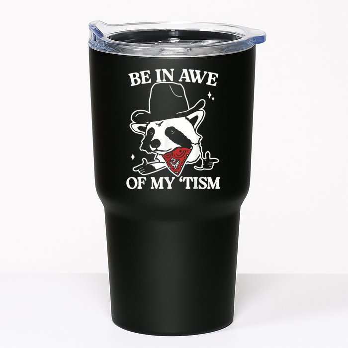 Be In Awe Of My Tism Retro Style Tumbler
