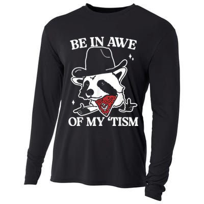 Be In Awe Of My Tism Retro Style Cooling Performance Long Sleeve Crew