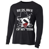 Be In Awe Of My Tism Retro Style Cooling Performance Long Sleeve Crew
