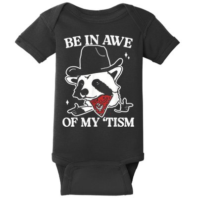 Be In Awe Of My Tism Retro Style Baby Bodysuit