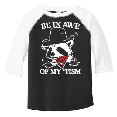 Be In Awe Of My Tism Retro Style Toddler Fine Jersey T-Shirt