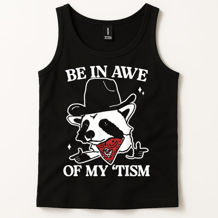 Be In Awe Of My Tism Retro Style Tank Top