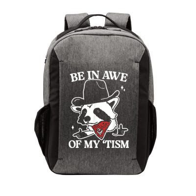 Be In Awe Of My Tism Retro Style Vector Backpack