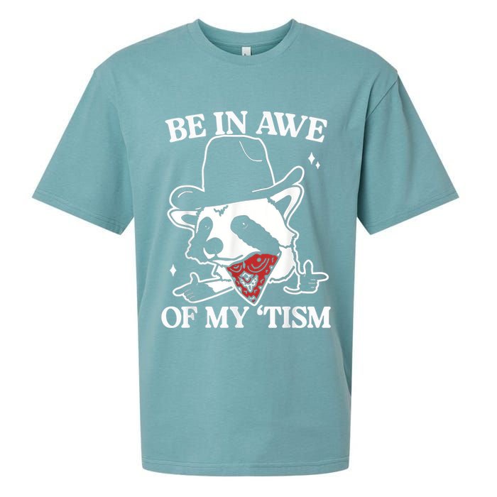 Be In Awe Of My Tism Retro Style Sueded Cloud Jersey T-Shirt
