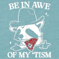Be In Awe Of My Tism Retro Style Sueded Cloud Jersey T-Shirt