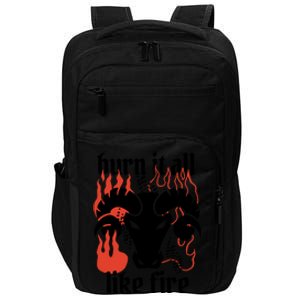 Burn It All Like Fire Aries Zodiac Impact Tech Backpack