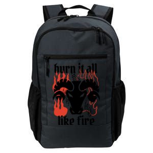 Burn It All Like Fire Aries Zodiac Daily Commute Backpack