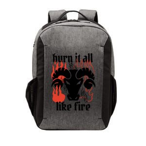 Burn It All Like Fire Aries Zodiac Vector Backpack