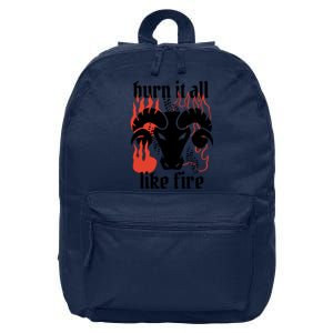 Burn It All Like Fire Aries Zodiac 16 in Basic Backpack