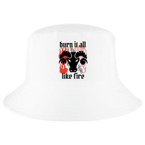 Burn It All Like Fire Aries Zodiac Cool Comfort Performance Bucket Hat