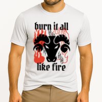 Burn It All Like Fire Aries Zodiac Cooling Performance Crew T-Shirt
