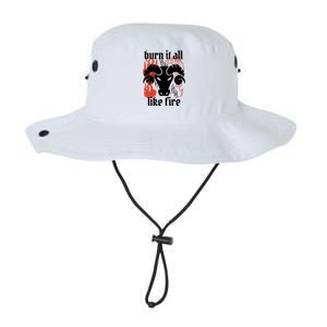 Burn It All Like Fire Aries Zodiac Legacy Cool Fit Booney Bucket Hat