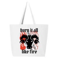 Burn It All Like Fire Aries Zodiac 25L Jumbo Tote