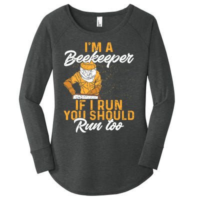 Beekeeper I Am A Beekeeper If I Run You Should Run Too Women's Perfect Tri Tunic Long Sleeve Shirt