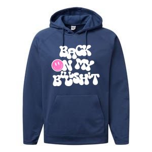 Back In Action Sarcastic Performance Fleece Hoodie