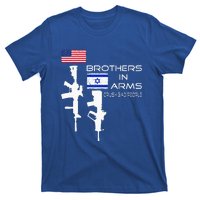 Brothers In Arms Crush Bad People USA Flag Love Israeli  T-Shirt