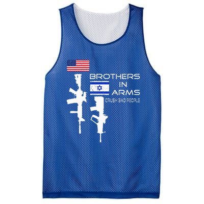 Brothers In Arms Crush Bad People USA Flag Love Israeli  Mesh Reversible Basketball Jersey Tank