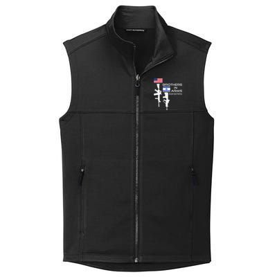 Brothers In Arms Crush Bad People USA Flag Love Israeli  Collective Smooth Fleece Vest