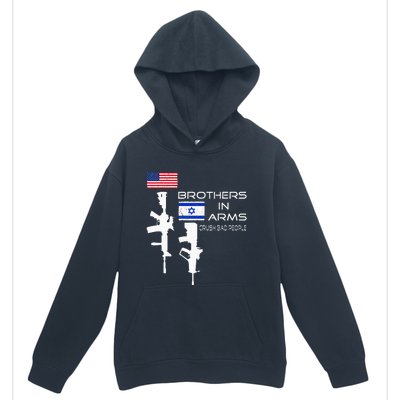 Brothers In Arms Crush Bad People USA Flag Love Israeli  Urban Pullover Hoodie