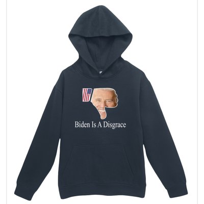 Biden Is A Disgrace Anti Biden Urban Pullover Hoodie