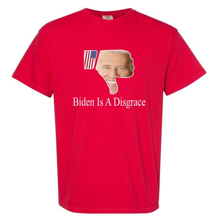 Biden Is A Disgrace Anti Biden Garment-Dyed Heavyweight T-Shirt