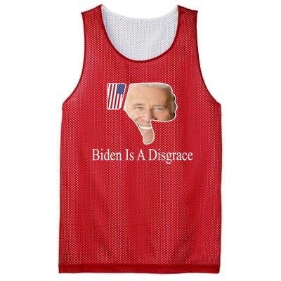 Biden Is A Disgrace Anti Biden Mesh Reversible Basketball Jersey Tank