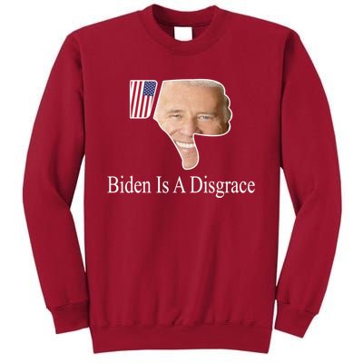 Biden Is A Disgrace Anti Biden Tall Sweatshirt