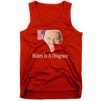 Biden Is A Disgrace Anti Biden Tank Top