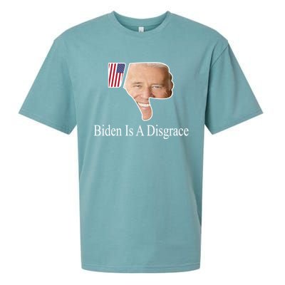 Biden Is A Disgrace Anti Biden Sueded Cloud Jersey T-Shirt