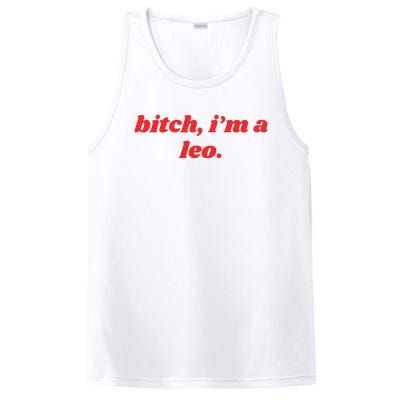 Bitch Im A Leo Funny Horoscope Slogan Attitude Statement PosiCharge Competitor Tank