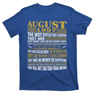 Born In August 1997 Facts Gift T-Shirt