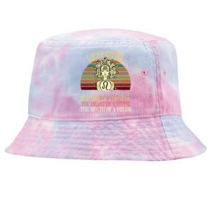 Born In August Birthday Sunflower Lover Flower Quote Cool Gift Tie-Dyed Bucket Hat