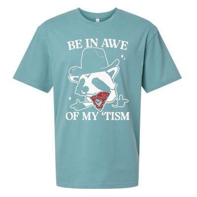 Be In Awe Of My Tism Retro Style Sueded Cloud Jersey T-Shirt